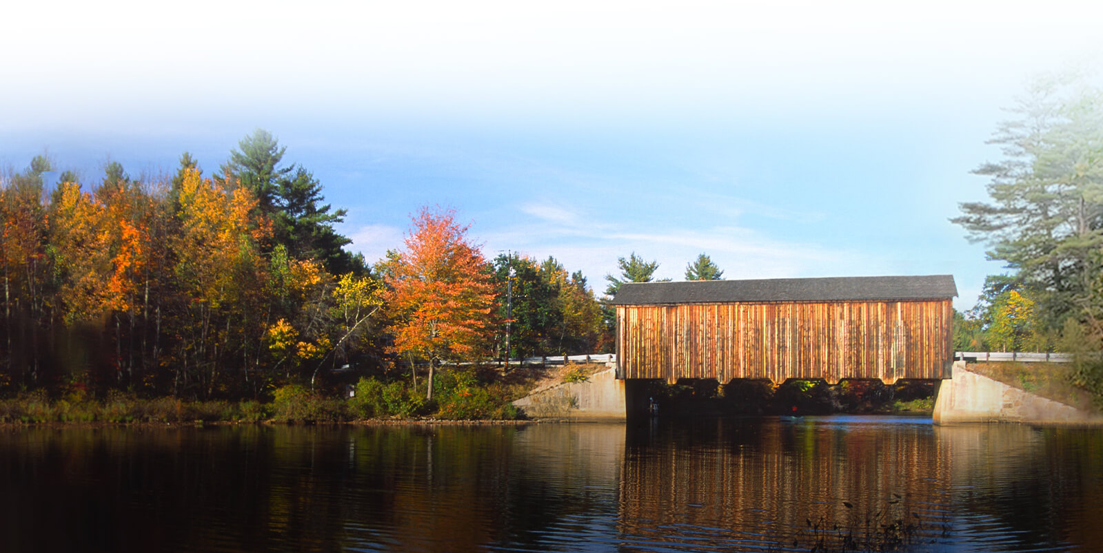 covered bridge in marion